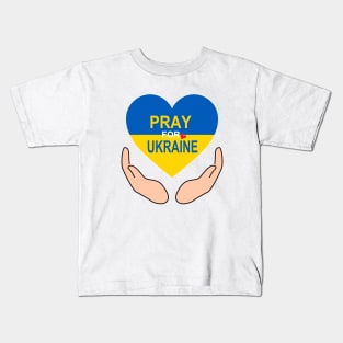 Pray for Ukraine Kids T-Shirt